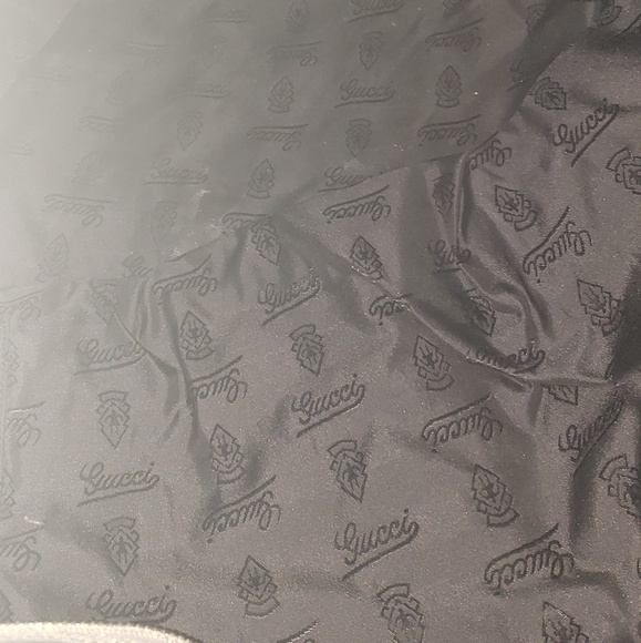 Grey leather Guccissima large tote bag - Picture 6 of 7